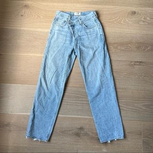 Agolde Crisscross Upsized Jeans Size 25
